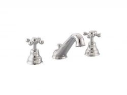 Cisal Arcana Ceramic 3-gats Robinet de lavabo Chrome/Or AC00102074.