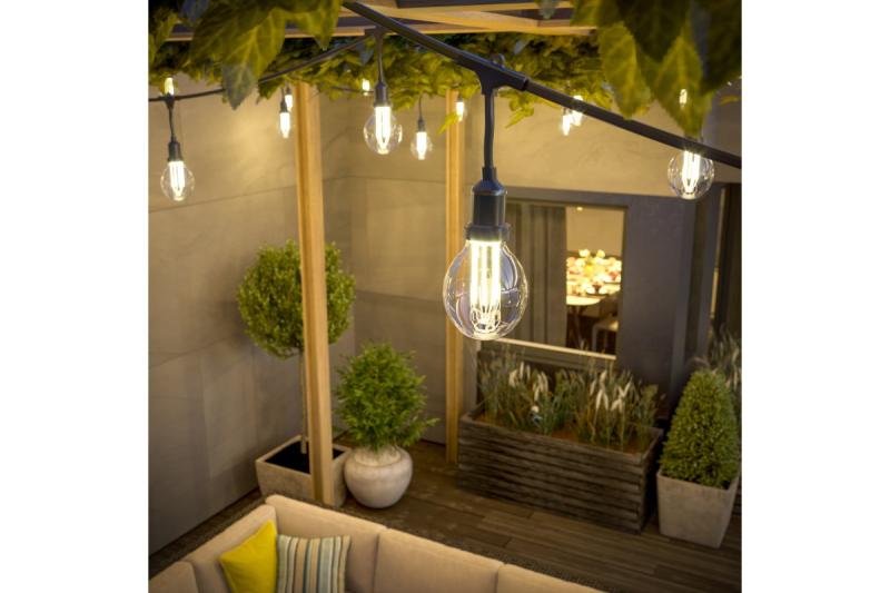 Decor Ghirlandă de grădină 10m AC220-240V 50-60Hz 10xE27 2x0 75mm 1208958646