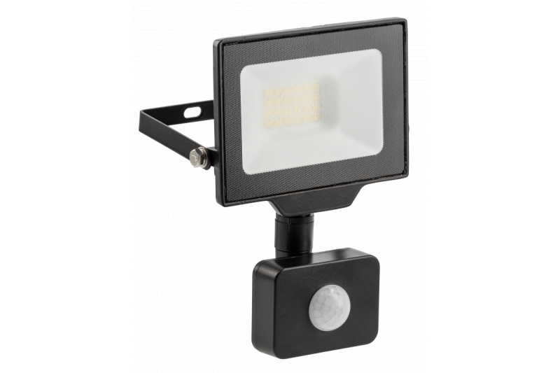 Proiector LED G-TECH cu senzor de mișcare, 20W, 2000lm, AC220-240V, 50/60 Hz, PF>0,9, RA>80, IP65, 120°, 6000K, negru 1208959175