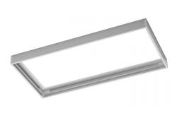 Cadru pentru montarea pe suprafață a panourilor LED de 30x60cm (TYPU KING, PRINCE, INNOVO), fără șuruburi, alb 1208959230