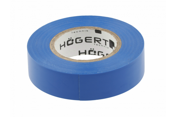 Hoegert Bandă de izolare 0,13 mm x 19 mm x 20 m, albastră 1208959569