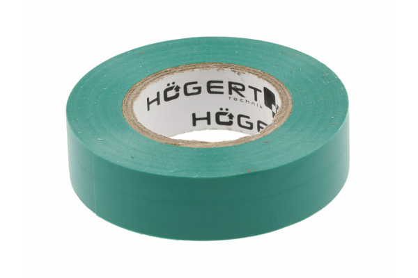 Hoegert Bandă de izolație 0,13 mm x 19 mm x 20 m verde 1208959570