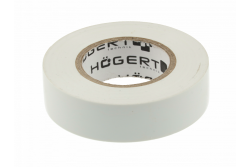 Hoegert Bandă de izolație 0,13 mm x 19 mm x 20 m albă 1208959571