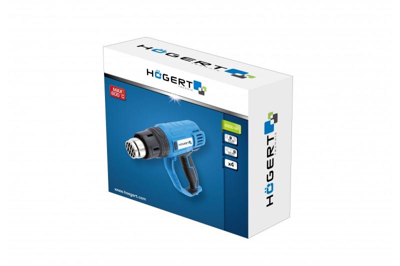 Hoegert Pistol de aer cald 2000W 1208960196