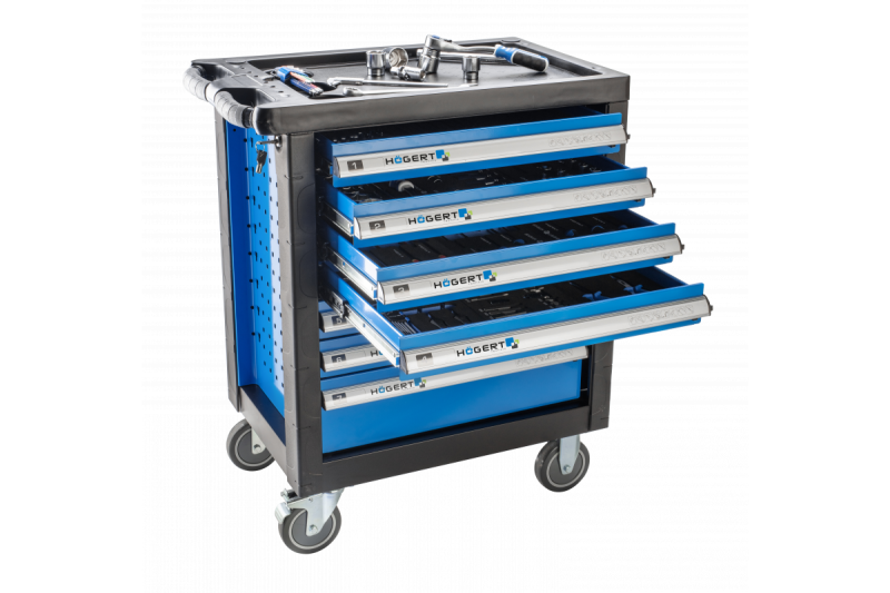 Hoegert Dulap de lucru cu 7 sertare 1208962007