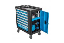 Hoegert Cabinet de scule cu 7 sertare și o ușă laterală cu accesorii, 544 bucăți. 1208962010