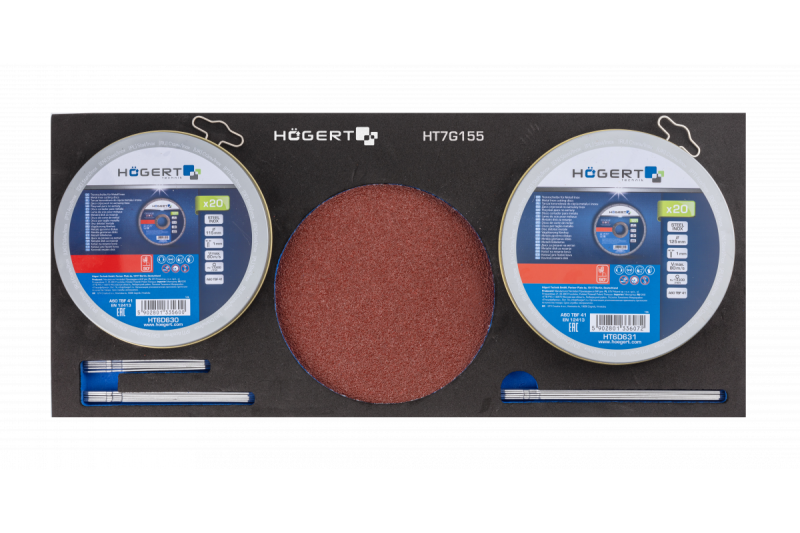 Hoegert Cabinet de scule cu 7 sertare și o ușă laterală cu accesorii, 544 bucăți. 1208962010