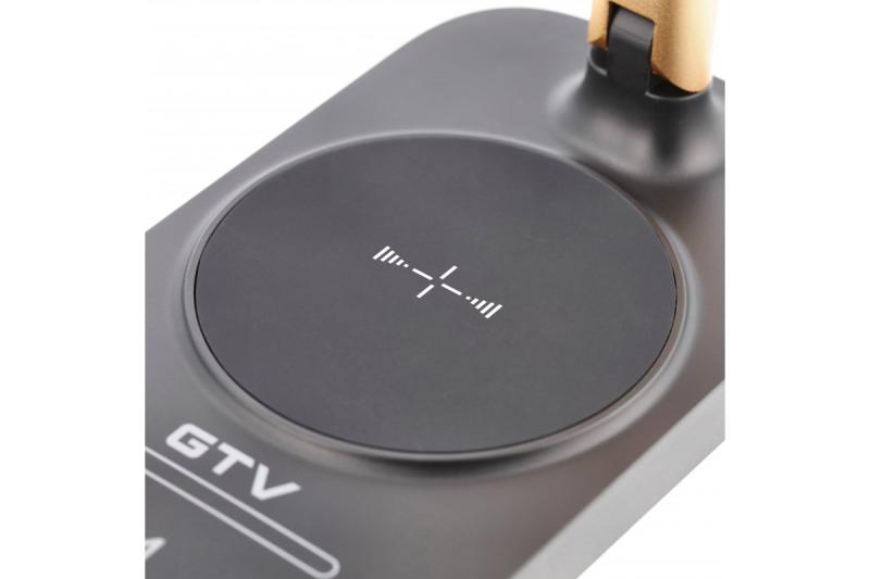 Decor Lampă de birou Bressi 8W 450lm AC220-240V 3-CCT Încărcare wireless USB PF>0 5 RA>80 Negru / Aur 1208962479