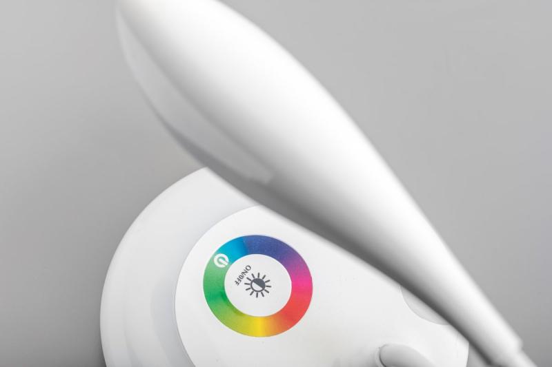 Decor Lampă de masă GALACTIC LED 5W 240lm 5V DC 4000K RGB bază USB încărcare corp alb. 1208962485