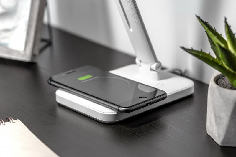 Decor Lampă de birou cu LED IZUKA 6W 400lm AC220-240V 50/60Hz încărcător inductiv CCT alb 1208962496