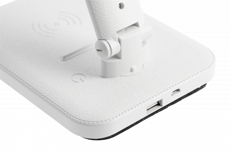 Decor Lampă de birou cu LED IZUKA 6W 400lm AC220-240V 50/60Hz încărcător inductiv CCT alb 1208962496