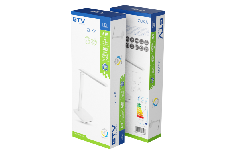 Decor Lampă de birou cu LED IZUKA 6W 400lm AC220-240V 50/60Hz încărcător inductiv CCT alb 1208962496
