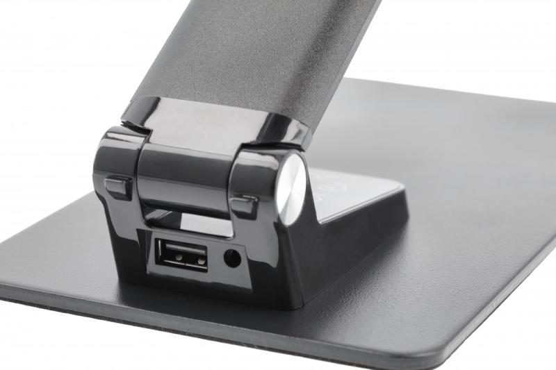 Decor Lampă de birou Loneos 12W 700lm AC220-240V 3-CCT 5 trepte de reglare a luminii RA>80 USB negru 1208962502