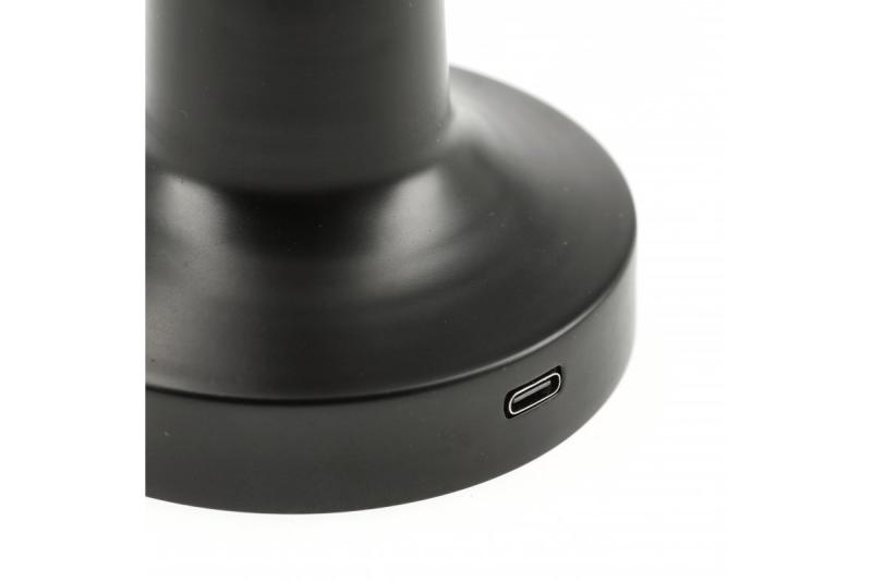 Decor Lampă de birou Monum 3W 200lm DC 5V 1A 3000 K 3 grade. Baterie reglabilă de 1800 mAh, culoare neagră. 1208962504