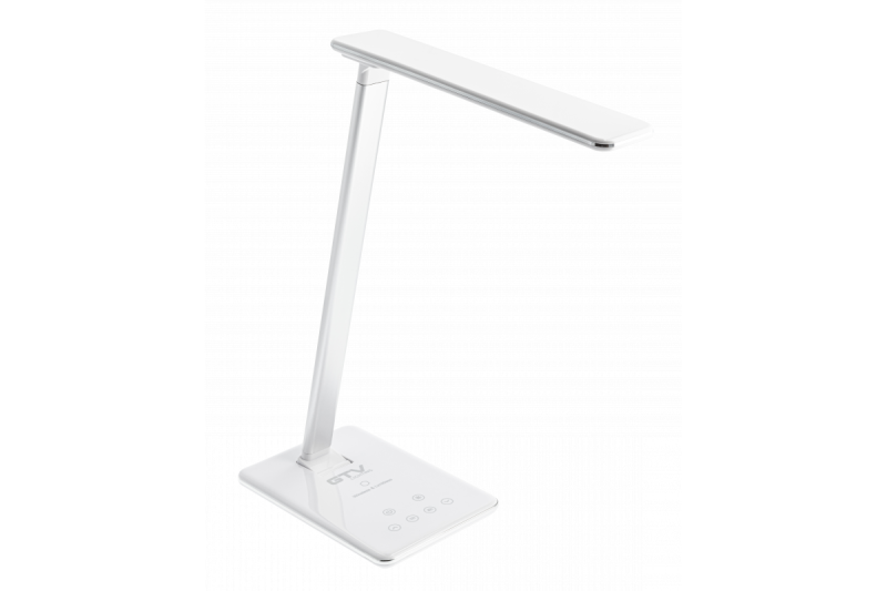 Decor Lampă de birou Tritton de 6W 340lm AC220-240V 4-CCT încărcare wireless USB PF>0 5 RA>80 albă. 1208962517