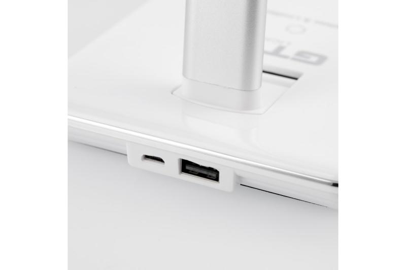 Decor Lampă de birou Tritton de 6W 340lm AC220-240V 4-CCT încărcare wireless USB PF>0 5 RA>80 albă. 1208962517