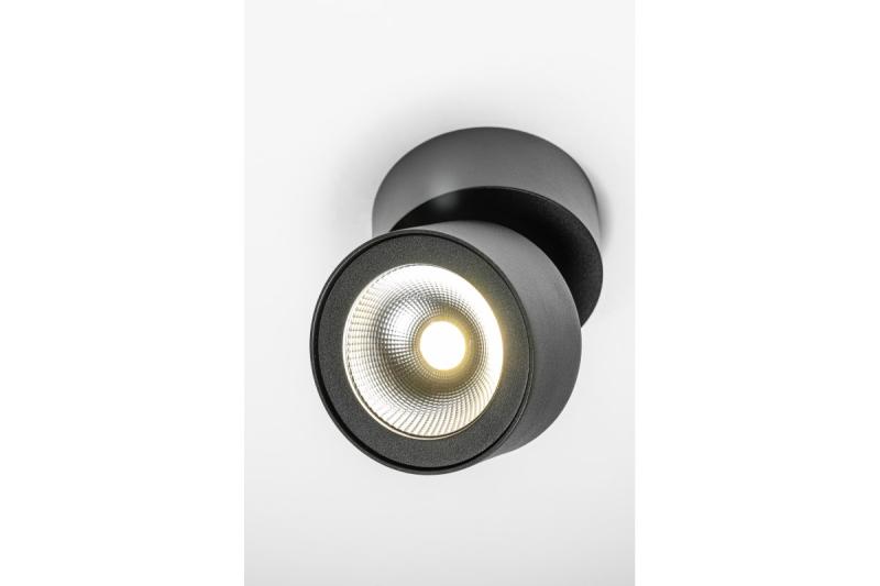 Decor Lumină LED FIXĂ BIANCO 15W 1500lm AC220-240V 50/60 Hz PF> 0.5 Ra≥80 IP20 IK06.36 ° 4000K rotund negru 1208962668