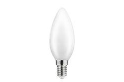 Lumină LED, FILAMENT SEMI-TRANSPARENT, C35, 4000K, E14, 4W, 420lm, AC220-240V/50-60Hz, RA>80, 360° 1208962691