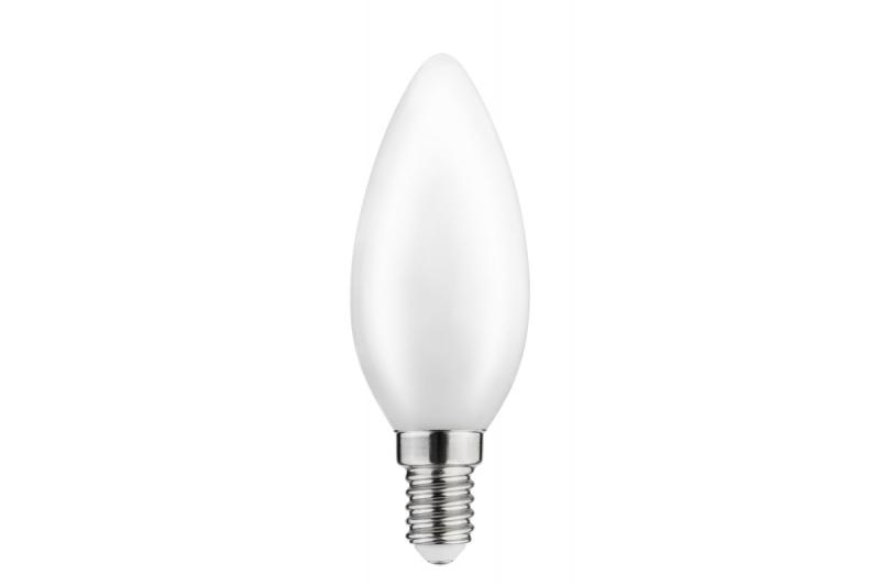 Lumină LED, FILAMENT SEMI-TRANSPARENT, C35, 4000K, E14, 4W, 420lm, AC220-240V/50-60Hz, RA>80, 360° 1208962691