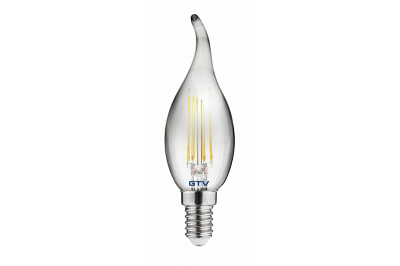 Lumină decorativă cu LED, FILAMENT, C35L, 27006, E14, 4W, 240lm, AC220-240V/ 50-60Hz, RA>80, 360° 1208962696