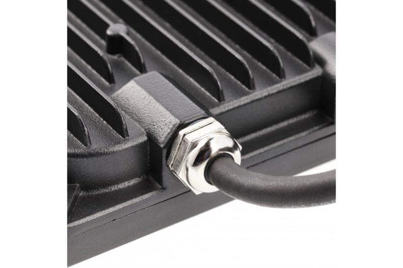 Proiector LED iNEXT cu senzor de mișcare 20W 1600lm, PF>0,9, RA>80, IP65, 120°, 6400K, corp negru 1208962859