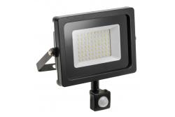 Proiector LED iNEXT cu senzor de mișcare 50W 4000lm, PF>0,9, RA>80, IP65, 120°, 6400K, corp negru 1208962862