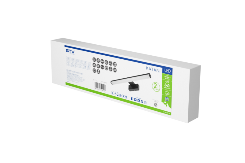 Decor Luminară cu LED Catania 400mm 8W AC220-240V 50/60Hz 4000K IP44 RA >80 640lm Negru 1208962884