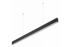 Decor Luminarul suspendat cu LED-uri LIVIA 40W 3600lm AC220-240V 50-60Hz 100° RA>80 IP20 AL/PC 4000K 120cm negru. 1208962913