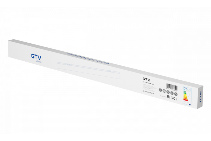 Decor Luminarul suspendat cu LED-uri LIVIA 40W 3600lm AC220-240V 50-60Hz 100° RA>80 IP20 AL/PC 4000K 120cm negru. 1208962913