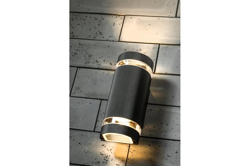 Decor Luminară de perete cu două direcții SILVA GU10 MAX.2x50W IP54 AC220-240V 50/60Hz negru. 1208963135