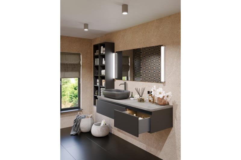 Decor Luminarul cu LED-uri Zita cu întrerupător 600mm 15W AC220-240V 50/60Hz 4000K IP44 RA >80 1200lm Alb. 1208963291