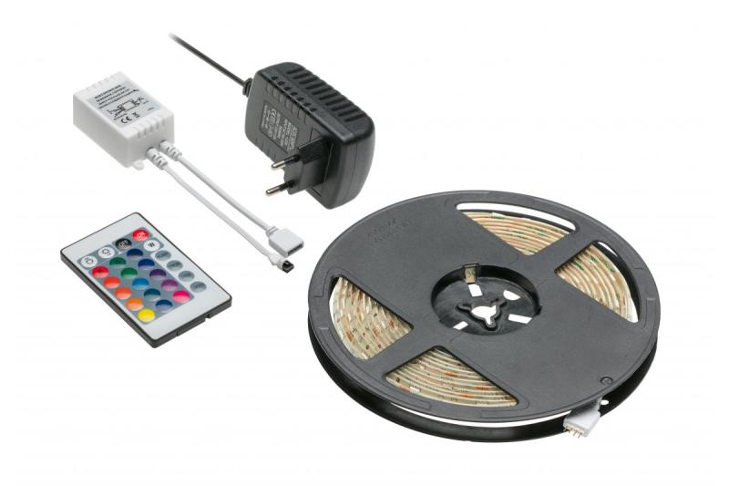 Kit Bandă LED RGB Decor 5m 150LED Controler IR 1208963293