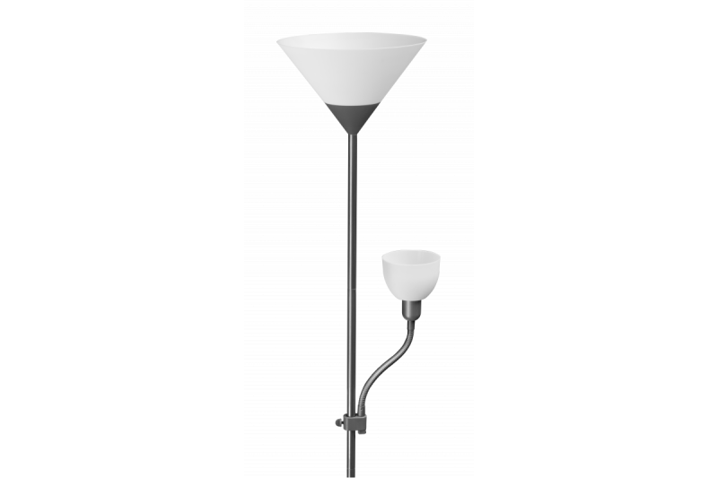 Decor Lampă de podea BENFICA 2 max 60W - E27 max 40W - E14 AC220-240V 50/60Hz gri 1208963347