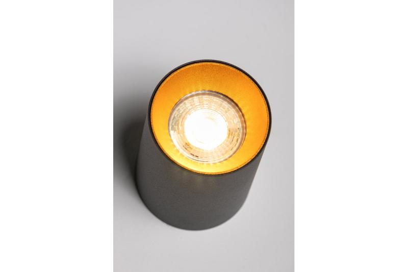 Decor Lustră de tavan AERO din aluminiu 70x100mm IP20 max. 20W rotundă, neagră. 1208963807