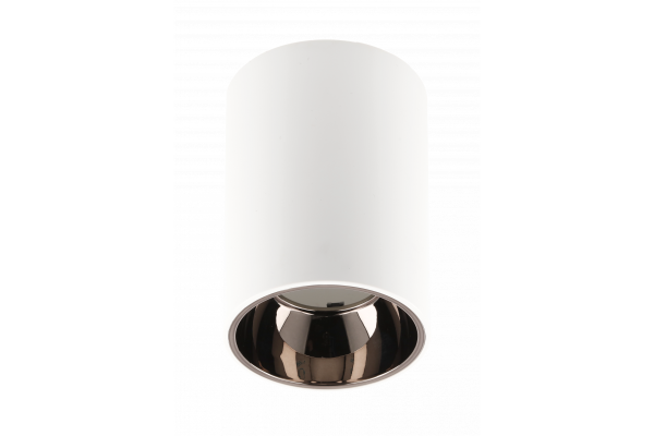 Decor Luminarul de tavan ARIES PC 73x105mm IP20 max 20W rotund alb/crom negru. 1208963820