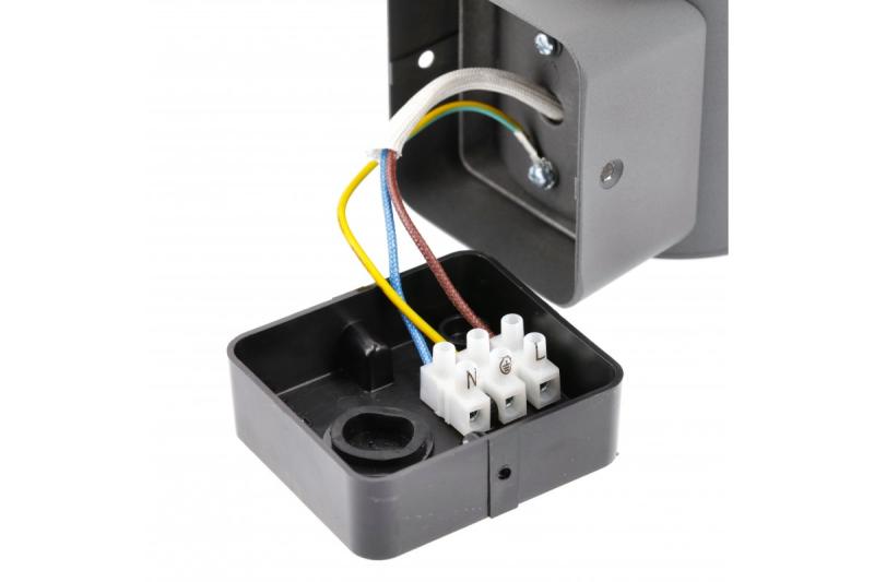 Decor Lampă de perete superioară dreaptă CORTA-AU E27 MAX.25W IP44 AC220-240V 50-60Hz, de culoare antracit, pentru grădină. 1208963857