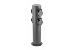 Decor Postul de grădină CORTA-P 36 IP54 AC220-240V 50-60Hz 4*Priză Schucko max.3500W post grafit 1208963859