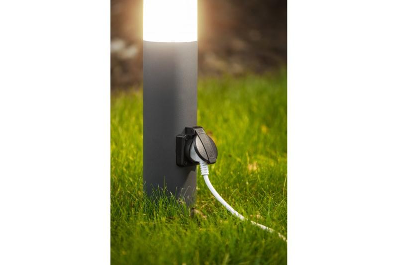 Decor Lampă de grădină CORTA-P 40 E27 MAX.25W IP44 AC220-240V 50-60Hz soclu max. 3000W bollard grafit 1208963861