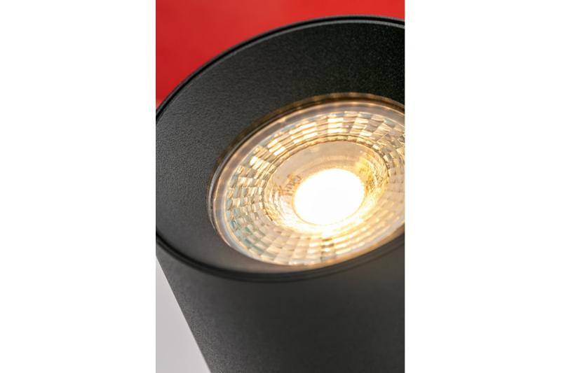 Decor Luminară de tavan FARGO 2 din aluminiu, 70x166mm, IP20, maxim 20W, rotundă, neagră. 1208963880