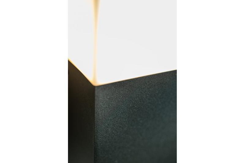 Decor Lampa de perete dreaptă superioară pentru grădină LARGO-AU E27 MAX.15W IP44 AC220-240V 50-60Hz, culoare grafit 1208963916