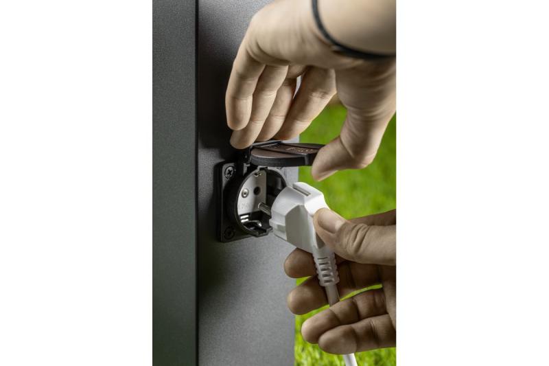 Decor Lampa de grădină LARGO-P 50 E27 MAX.15W IP44 AC220-240V 50-60Hz max. 2500W, suport de montare grafit 1208963919