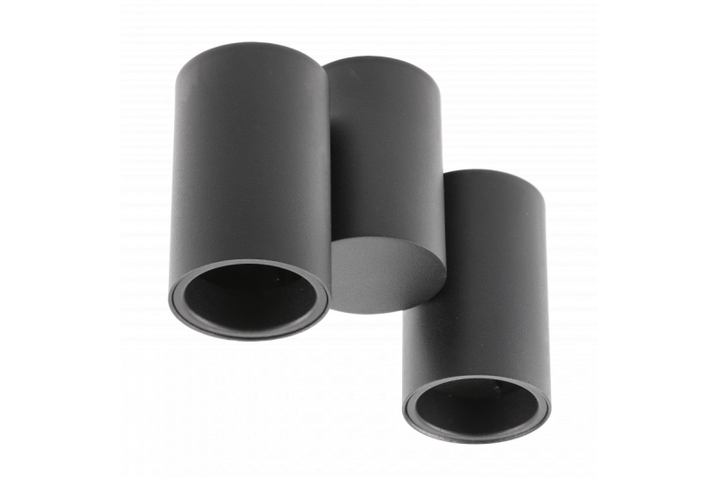 Decor Lustră de tavan LUPO din aluminiu 17.5x5.6x11.5 IP20 2*GU10 max. 50W rotundă neagră 1208963926