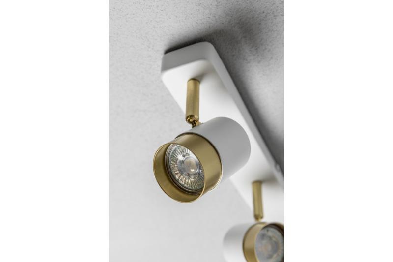 Decor Lustră de tavan ORIO din aluminiu 43.0x5.5x14.0 IP20 3*GU10 max. 50W rotundă albă 1208963966