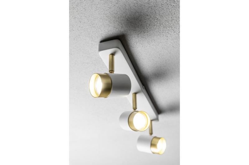 Decor Lustră de tavan ORIO din aluminiu 43.0x5.5x14.0 IP20 3*GU10 max. 50W rotundă albă 1208963966