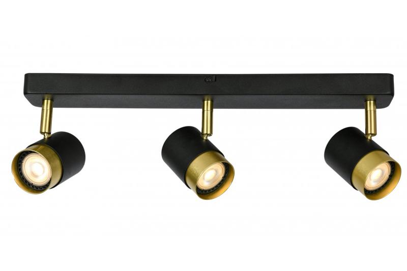 Decor Lustră de tavan ORIO din aluminiu 43.0x5.5x14.0 IP20 3*GU10 max. 50W rotundă neagră 1208963967