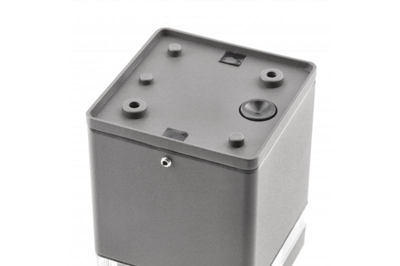 Decor Luminară de tavan RIVEN alum 102x120 IP54 maxim 35W pătrată, culoare grafit 1208963983