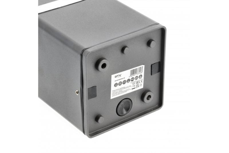 Decor Luminară de tavan RIVEN alum 102x120 IP54 maxim 35W pătrată, culoare grafit 1208963983