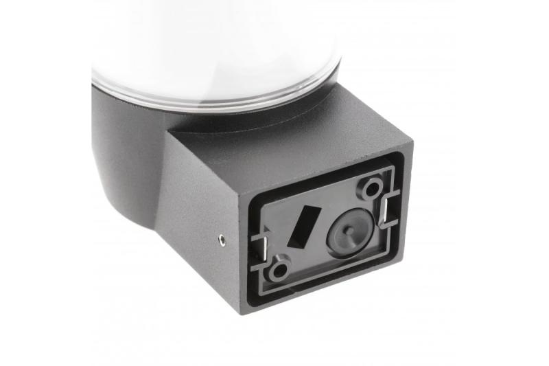 Decor Luminarul de grădină TORA-AU E27 MAX.15W IP54 AC220-240V 50-60Hz lampa de perete superioară neagră. 1208964023