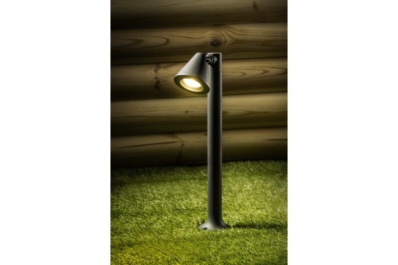 Decor Lustar de grădină LUSTINO-P 50 GU10 MAX.20W IP44 AC220-240V 50-60Hz, post de montare grafit 1208964033
