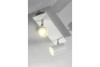 Ceiling luminaire VENETO, IP20, max. 20W, 2 x GU10, round, white